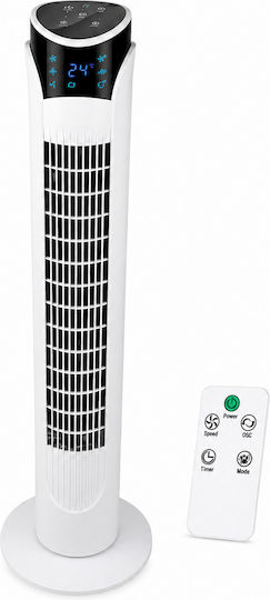 Ventilator Tip Turn 45W Cu Telecomandă Alb
