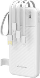 Wozinsky W11 Baterie externă 10000mAh 10W Alb