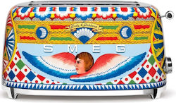 Smeg Dolce & Gabbana Sicily Is My Love Toaster 4 Schlitze 1500W Mehrfarbig Smeg Dolce & Gabbana Sicily Is My Love Toaster 4 Schlitze 1500W Mehrfarbig