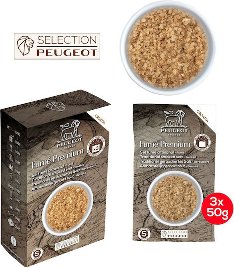 Set 3 Beutel Rauchsalz 3 X 50 G "fume Premium" Peugeot