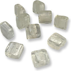 Murano Bead Square Transparent 13x13mm Jewelry & Decoration 10 pcs
