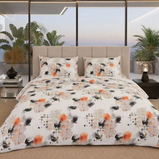 Pucioasa Set Huse Pentru Pilote 240x250cm Supradublă Cu 2 Fețe De Pernă & 1 Cearșaf Ethno Mirage