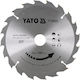 Yato Disc de tăiere pentru lemn cu 20 de dinți 210mm