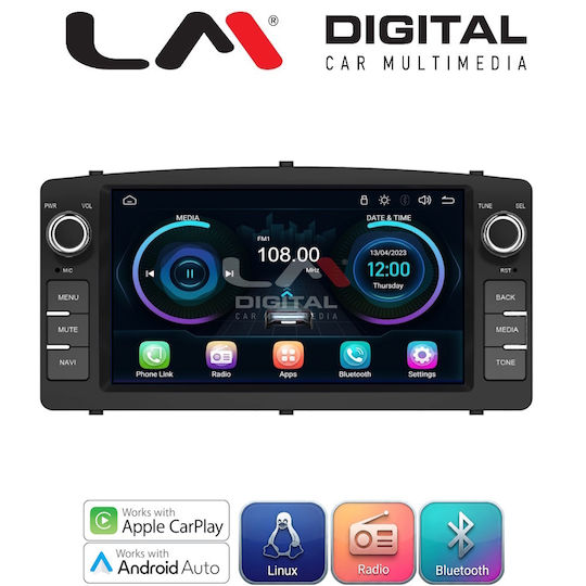 LM Digital Ηχοσύστημα Αυτοκινήτου για Toyota Corolla 2000 > 2007 (Bluetooth/USB/WiFi/GPS)