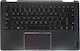 Лаптоп Клавиатура Keyboard Palmrest Lenovo Yoga 710-14ikb 80v4 710-14isk 80ty 5cb0l47456 5cb0l47295 5cb0l47363 5cb0l47368 Uk Backlight Черен Кωδ.41564ukpalmbl