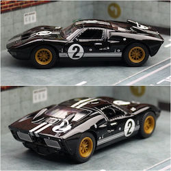 Ford GT Mk II Model Din Plastic În Carcasă De Expunere Reproducere Metalică Neagră