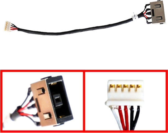 DC Power Jack Socket for Lenovo Thinkpad X260 X270 A275 20kc 20kd 01aw439 01hy573 Sc10k84971 15.2cm 5pins Compatibility