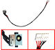 Laptop Power Socket Dc Power Jack Socket for Lenovo Ideapad U310 20222 Pj971 Ddolz7ad000 Dd0lz7ad000 Dd0lz7ad0000 Dd0lz7ad010 24.4cm 6pins Code 31177