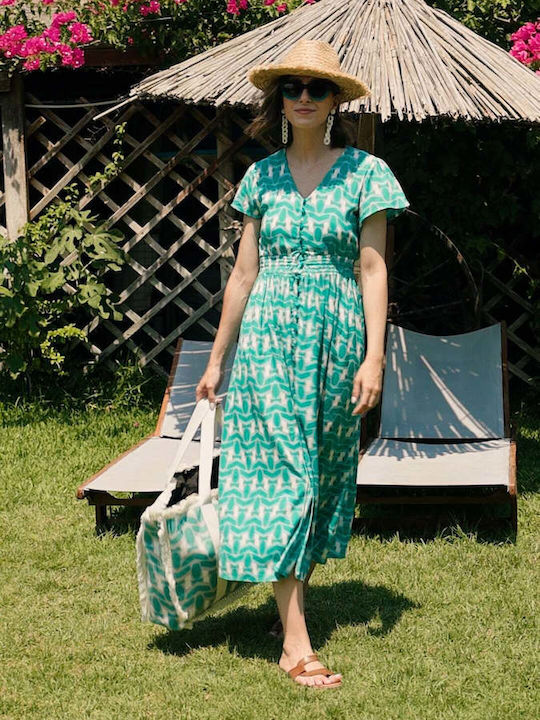 Καλοκαιρινό Midi Σεμιζιέ Φόρεμα Isadora Dress
