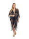 Verde Women's Maxi Beach Caftan Black