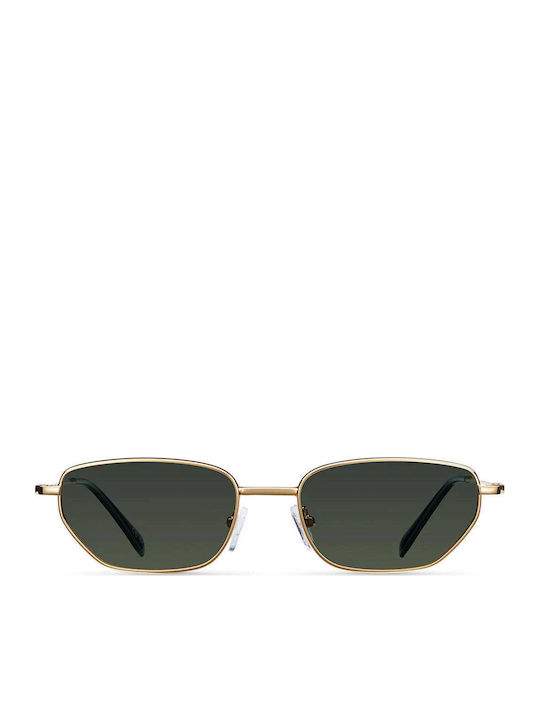 Meller Fina Unisex Sunglasses with Metallic Frame Gold Olive Polarized FI-GOLDOLI