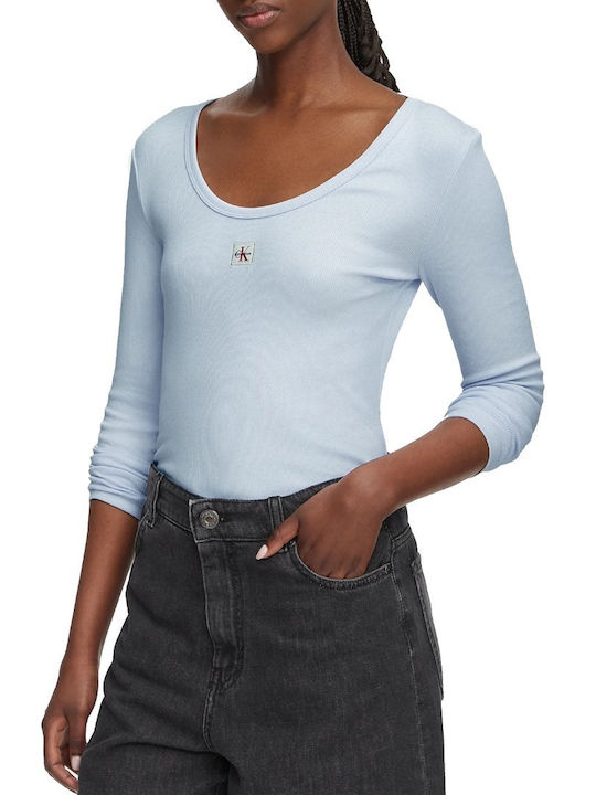 Calvin Klein Damen T-Shirt Lacey Flieder