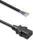 Qoltec Cablu De Alimentare Iec C13 Decupat Lipit Cupru Pur Cu 3x0.75 Mm² 1.8 M