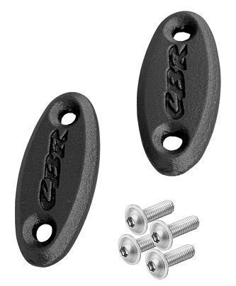 Mirror Caps Hon Cbr600rr '03-'16 1000rr '04-'07 Black Motorise