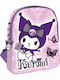 Hello Kitty School Backpack For Elementary Purple With Water Bottle Holder
