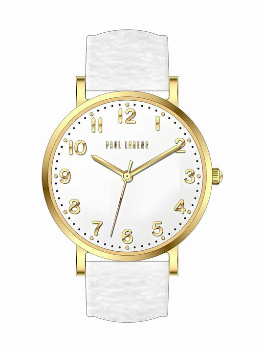 Paul Lorens Womens Watch 41mm Battery With Whit...
