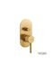 Armando Vicario Industrial Built-in Mixer & Diverter Set for Shower 1 Exit Brushed Gold