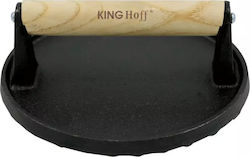 KING Hoff KH-1759 Преса за печене за скара от чугунен Ø18cm KING Hoff KH-1759 Преса за печене за скара от чугунен Ø18cm