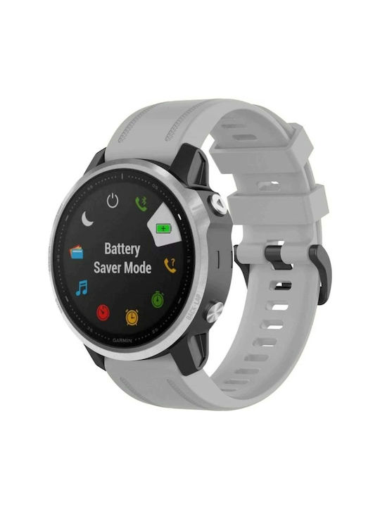 Кайшка Beline Watch 2 Garmin Fenix 8/Fenix 7s/Fenix 6s/Fenix 5s Mk3 Mk3i Instinct 2s Сива