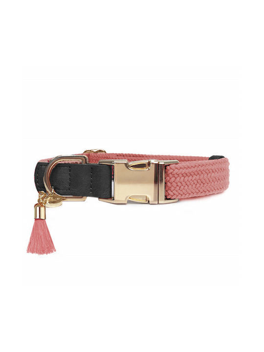 Milk & Pepper Adjustable Dog Collar Kaya Pink S45 35-53cm 2.5cm