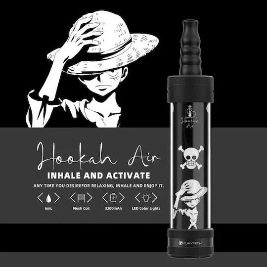 FumyTech E-Shisha Hookah Air Pod Kit 6ml με Ενσωματωμένη Μπαταρία 3200mAh Μαύρο