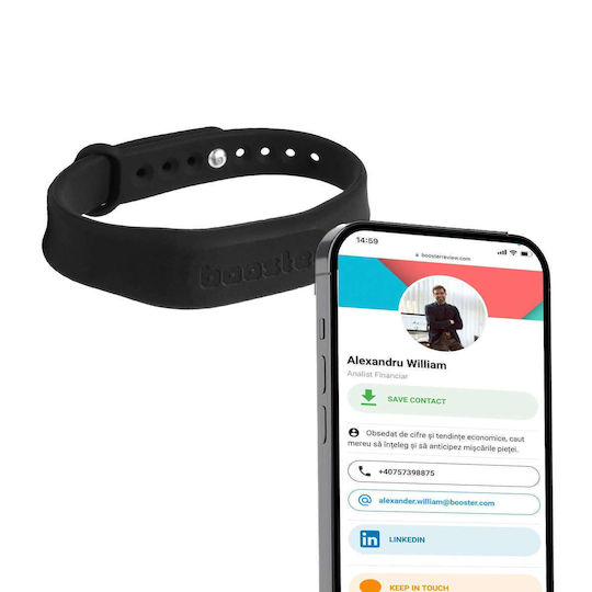 Digital Business Card Bracelet Tap To Share Nfc Iphone Android