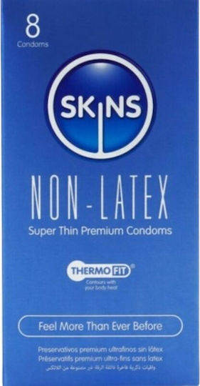 Skins Προφυλακτικά 8τμχ 57mm Λεπτά για Φυσική Αίσθηση Natural