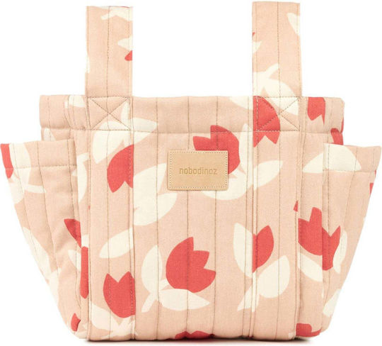 Nobodinoz Beige Stroller Bag Hyde Park