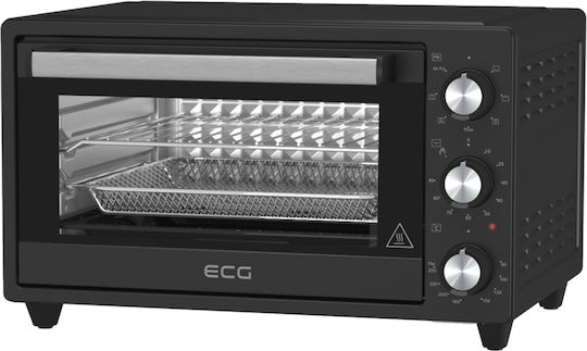 ECG Cuptor electric 20lt fără arzătoare cu aer Negru