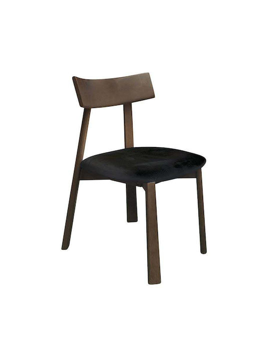 Cornel Dining Chairs with Artificial Leather Upholstery Walnut 2 Pieces 50x59x80cm E7687,1