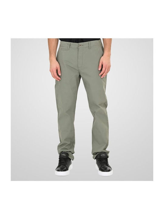 Double Elastic Chino Trousers L.olive