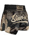 Muay Thai 8 Weapons Hanuman Black Gold Boxing Shorts