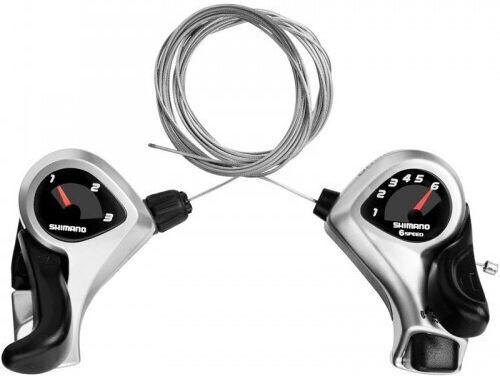 Shimano Tourney Gear Shifter Set 3x7 SL-TX50 Silver