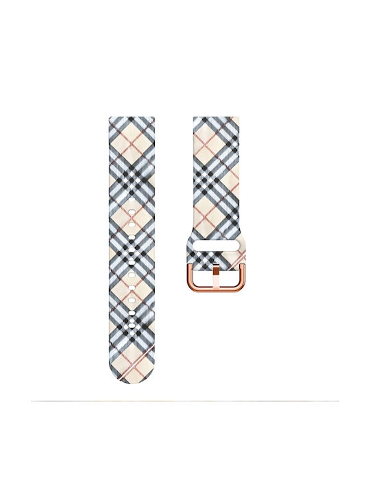 Silikonarmband Amazfit Bip 6 46mm British Grid