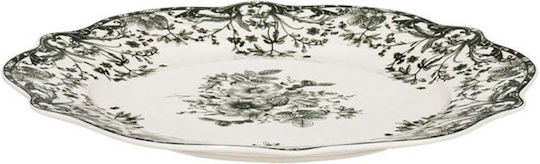 Estia Reverie Shallow Porcelain Plate Green with Diameter 19cm