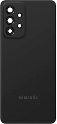 Samsung A336b Galaxy A33 5g Battery Door + Battery Door Adhesive + Back Camera Lens Bezel Black Oem Samsung A336b Galaxy A33 5g Battery Door + Battery Door Adhesive + Back Camera Lens Bezel Black Oem