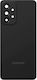 Samsung A336b Galaxy A33 5g Battery Door + Battery Door Adhesive + Back Camera Lens Bezel Black Oem