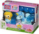 Mega Bloks Конструктори First Builders Constructor Princess and Blue Pony за 1-5 Годишни 5 бр