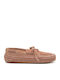 Leather Women's Boat Shoes In Pink Color