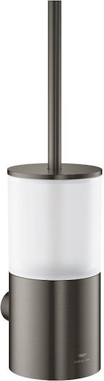 Grohe Atrio Стъклена Четка За Тоалетна За Баня Сива