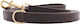 William Walker Foldable Dog Leash Lead Leather in Brown Color