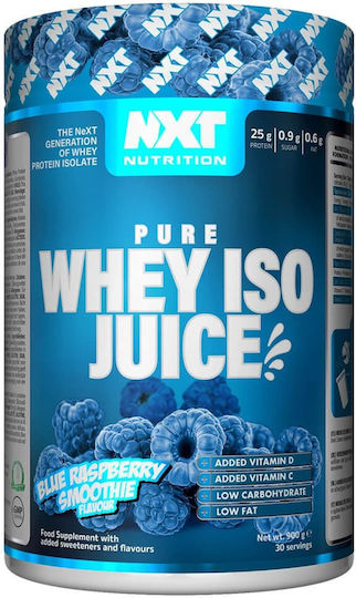 Nxt Nutrition Juice Πρωτεΐνη Ορού Γάλακτος με Γεύση Blue Raspberry Smoothie 900gr