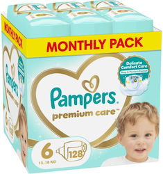 Pampers Πάνες με Αυτοκόλλητο Premium Care Month...