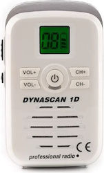 DynaScan 1D Ασύρματος Πομποδέκτης PMR Σε Λευκό Χρώμα