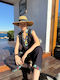Women's Black Set with Trousers in Relaxed Fit