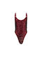 Rot Bodysuit für Pole Dance