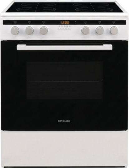Davoline FMI 901WH Κουζίνα 70lt με Επαγωγικές Εστίες Π59.5εκ. Λευκή