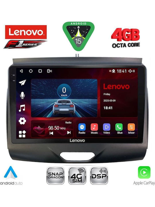 Lenovo Lenovo Auto-Audiosystem Für Ford Ranger 2015-2018 Mit Touchscreen 9 Zoll Bluetooth USB WiFi GPS Apple CarPlay Android Auto