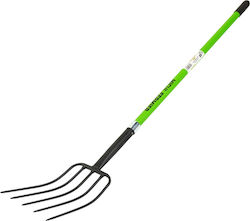 Furcă De Grădină Din Oțel Cu Mâner Din Fibra De Sticlă 4 Dinți 1500mm G01 Micul Fermier