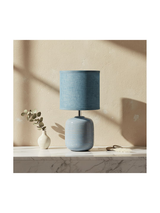 Lampa Tischlampen mit Blauem Hut und Basis